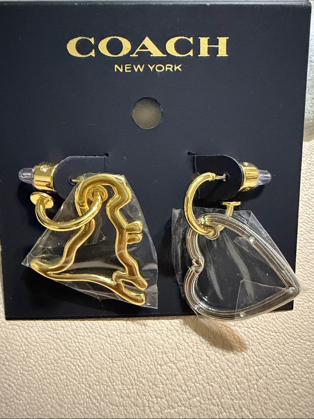 Coach Rexy Heart Mismatch Earrings (29)
